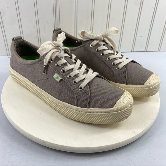 CARIUMA Men's Rio Brasil OCA Gray‎ Canvas Low Top Sneakers Shoes Size 10.5 - Picture 2 of 13